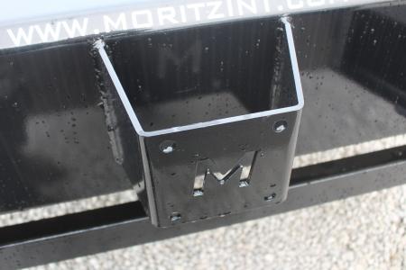 New 2027 Moritz 8' 6" x 20' + 4' Deckover Flatbed w/ Beavertail - Aluminum Ramps - 16,000# GVW