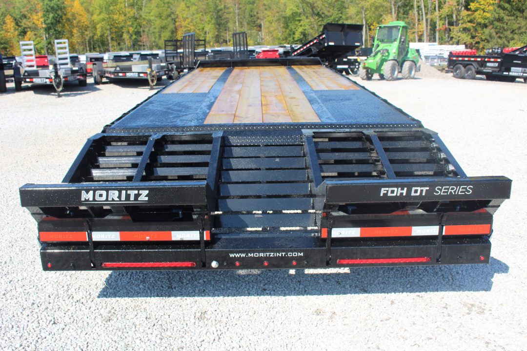 New 2026 Moritz FDPH DT 22' + 5' - Pintle Ring Deckover Equipment Trailer - 40000# GVW