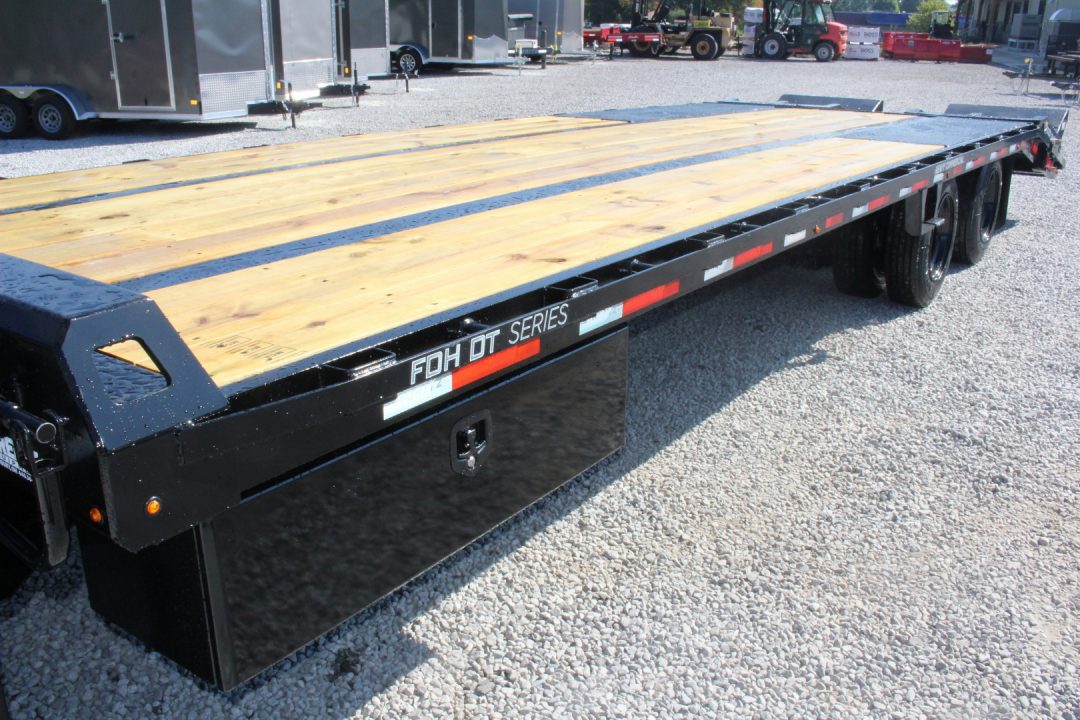 New 2026 Moritz FDPH DT 22' + 5' - Pintle Ring Deckover Equipment Trailer - 40000# GVW