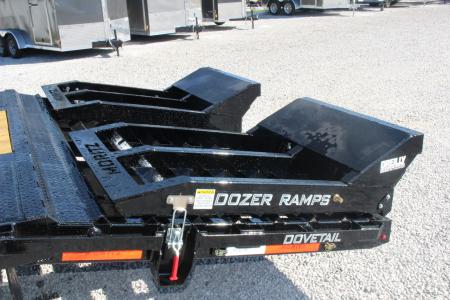 New 2026 Moritz FDPH DT 22' + 5' - Pintle Ring Deckover Equipment Trailer - 40000# GVW