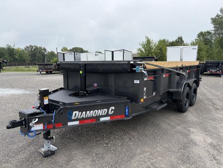 New 2027 Diamond C Trailers LPT208L16X81 (81  X 16') 18K Telescopic Dump Trailer