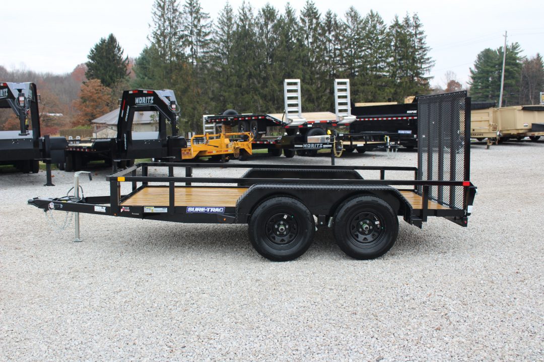 New 2027 Sure-Trac 6' x 12' Tandem Axle Tube Top Utility Trailer - 7000# GVW