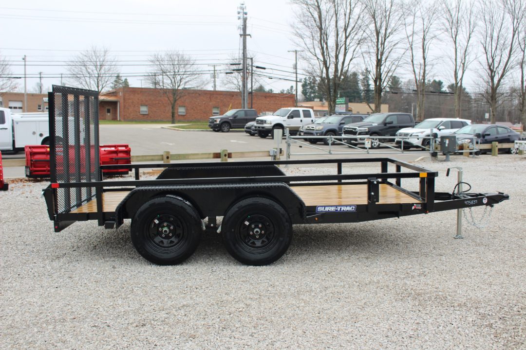 New 2027 Sure-Trac 6' x 12' Tandem Axle Tube Top Utility Trailer - 7000# GVW