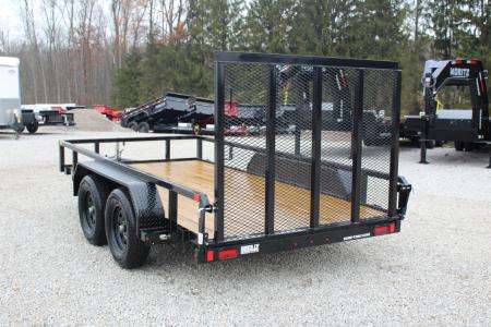 New 2027 Sure-Trac 6' x 12' Tandem Axle Tube Top Utility Trailer - 7000# GVW