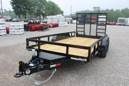 New 2027 Sure-Trac 7' x 14' Tandem Axle Tube Top Landscape Utility Trailer - 9900# GVW