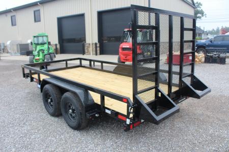 New 2027 Sure-Trac 7' x 14' Tandem Axle Tube Top Landscape Utility Trailer - 9900# GVW