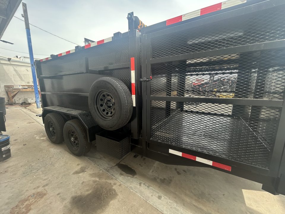 New 2027 Polestar 8x10x4 dump Landscape Trailer