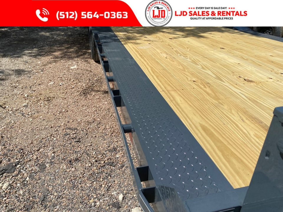 New 2026 Tiger Trailers 102" X 24' - Drive Over - Equipment Trailer