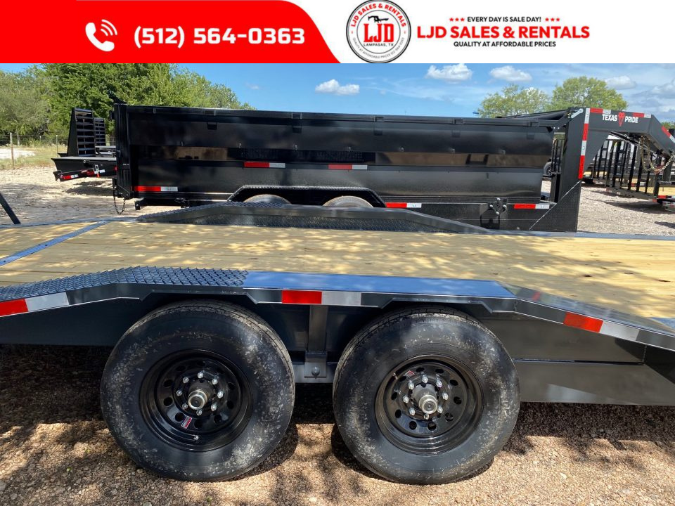 New 2026 Tiger Trailers 102" X 24' - Drive Over - Equipment Trailer