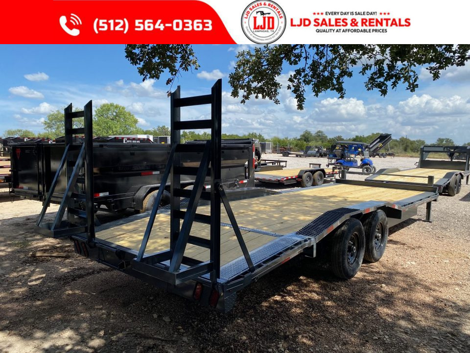New 2026 Tiger Trailers 102" X 24' - Drive Over - Equipment Trailer