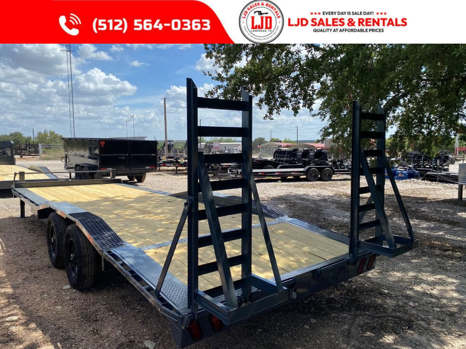 New 2026 Tiger Trailers 102" X 24' - Drive Over - Equipment Trailer