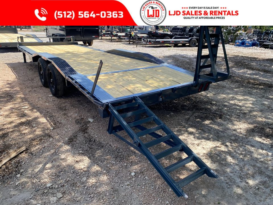 New 2026 Tiger Trailers 102" X 24' - Drive Over - Equipment Trailer