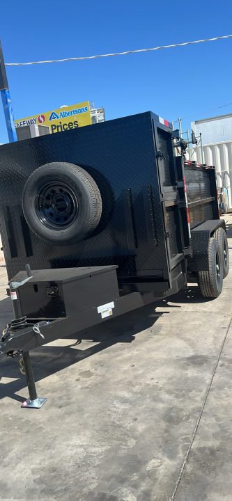 New 2027 Polestar 7x8x4 dump Landscape Trailer