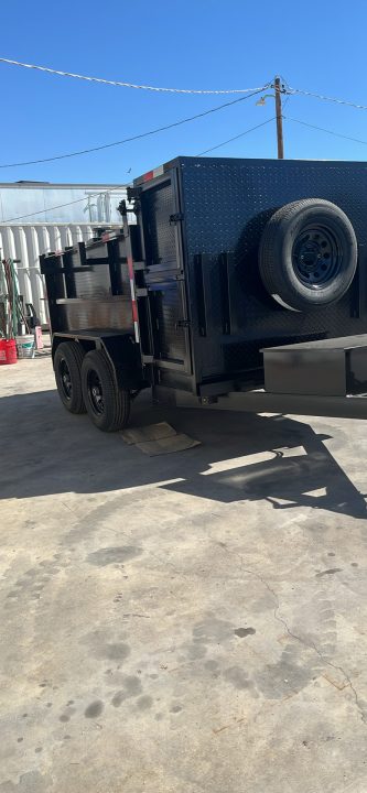 New 2027 Polestar 7x8x4 dump Landscape Trailer