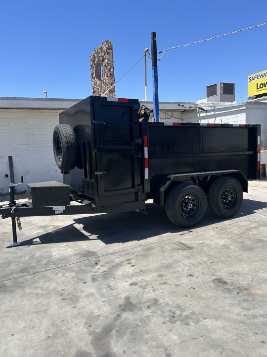 New 2027 Polestar 7x8x4 dump Landscape Trailer