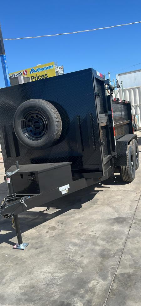 New 2027 Polestar 7x8x4 dump Landscape Trailer