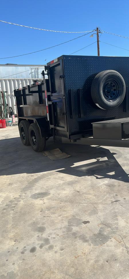 New 2027 Polestar 7x8x4 dump Landscape Trailer