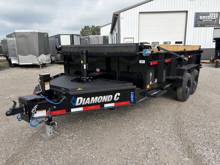 New 2027 Diamond C Trailers LPT208L14X81 (81  X 14') 18K Telescopic Dump Trailer