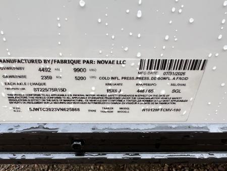 New 2027 H&H Trailers 20' Cargo H10120FTCHV-100 Cargo / Enclosed Trailer