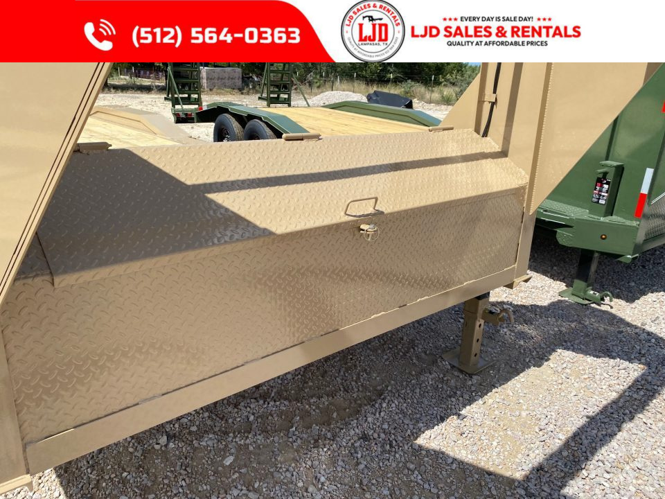 New 2026 Tiger - Gooseneck Drive Over Fender Trailer 102" X 26'