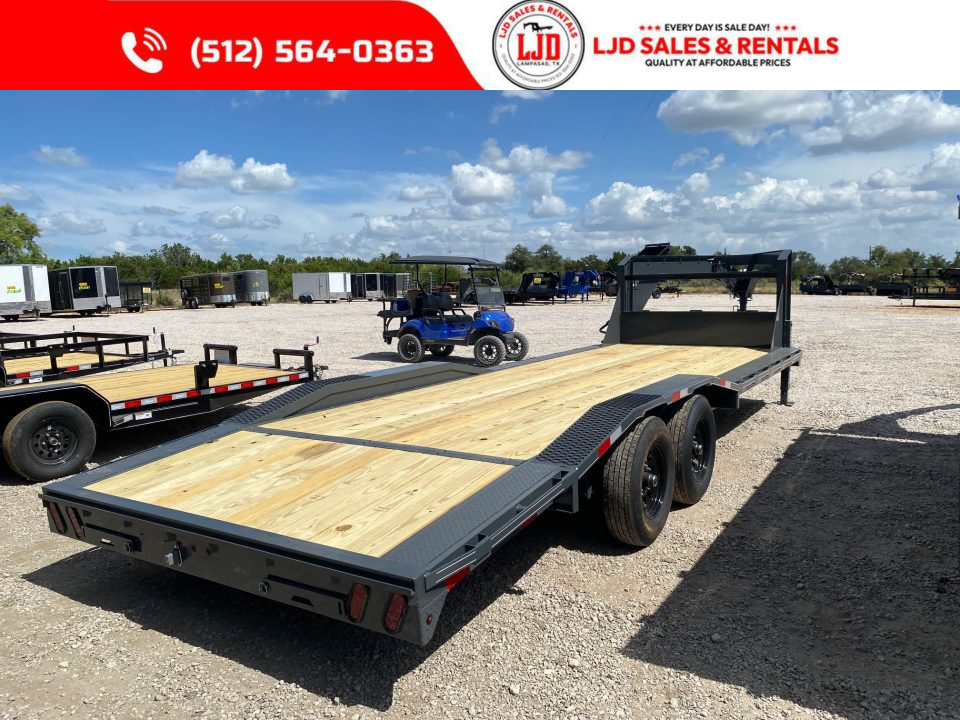 New 2026 Tiger - Gooseneck Drive Over Fender Trailer 102" X 24'