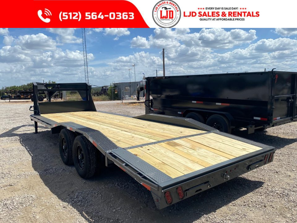 New 2026 Tiger - Gooseneck Drive Over Fender Trailer 102" X 24'