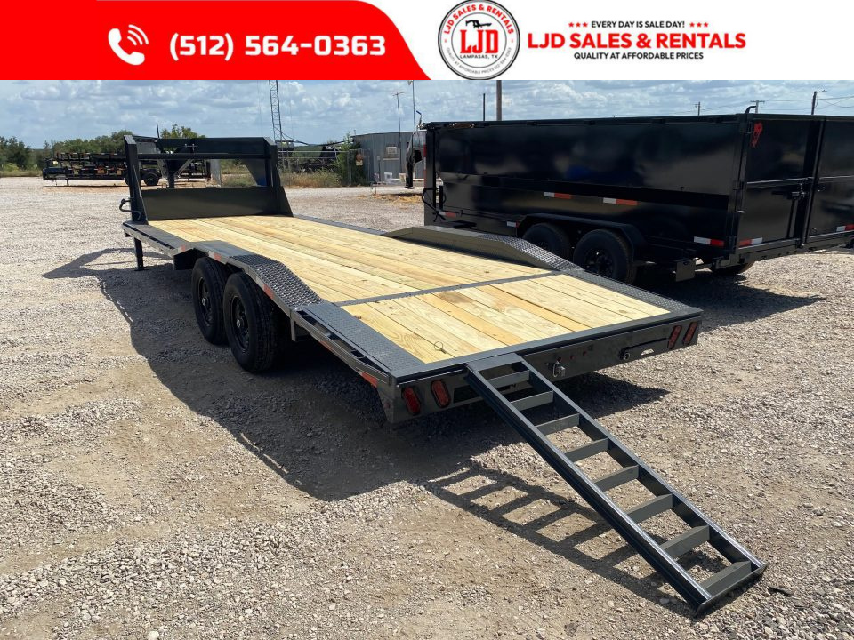 New 2026 Tiger - Gooseneck Drive Over Fender Trailer 102" X 24'