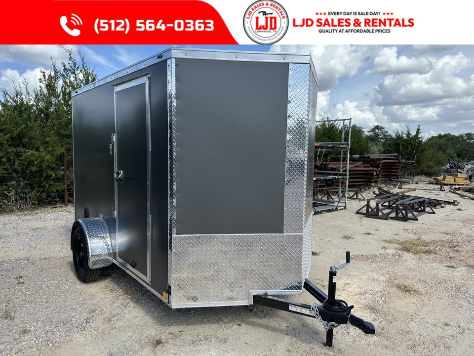 New 2026 Stallion 6'x10'x6'6  Enclosed Cargo Trailer