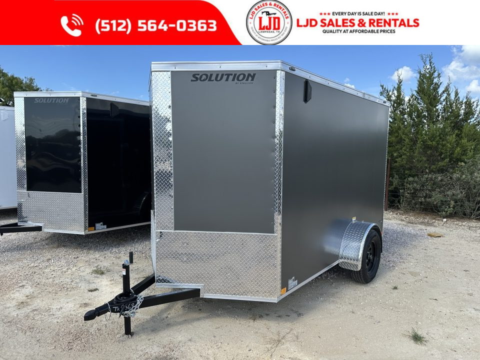 New 2026 Stallion 6'x10'x6'6" Enclosed Cargo Trailer