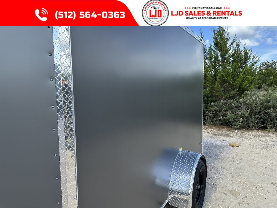 New 2026 Stallion 6'x10'x6'6" Enclosed Cargo Trailer
