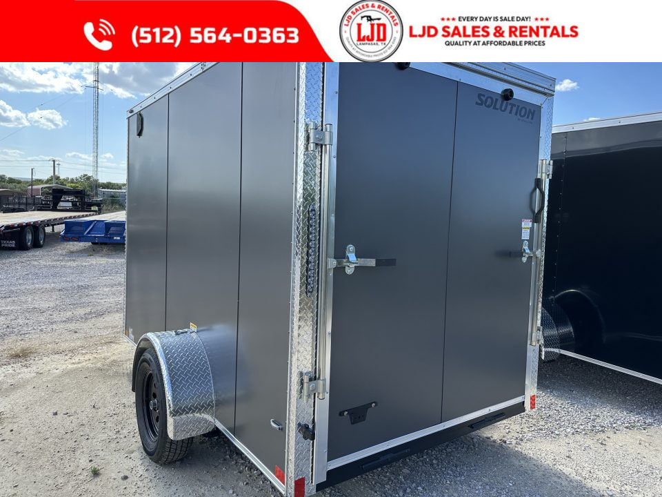 New 2026 Stallion 6'x10'x6'6" Enclosed Cargo Trailer