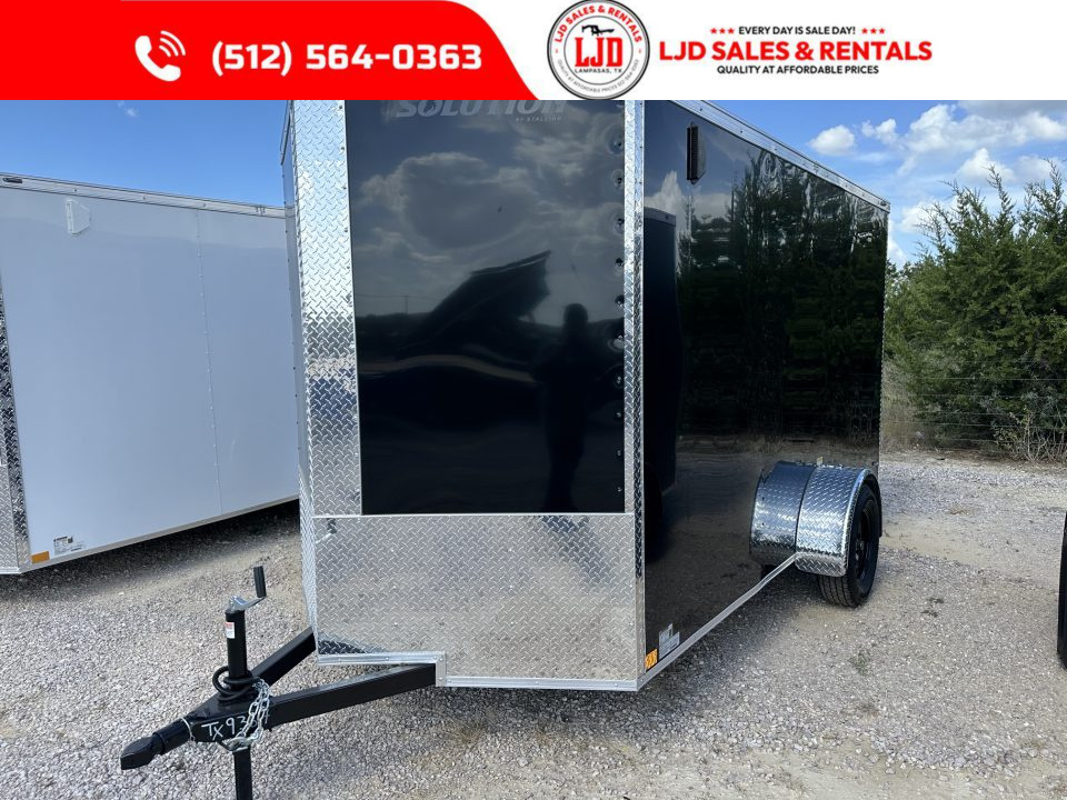 New 2026 Stallion 6'x12'x6'6" Enclosed Cargo Trailer