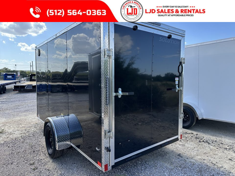 New 2026 Stallion 6'x12'x6'6" Enclosed Cargo Trailer