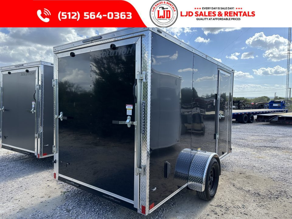 New 2026 Stallion 6'x12'x6'6" Enclosed Cargo Trailer