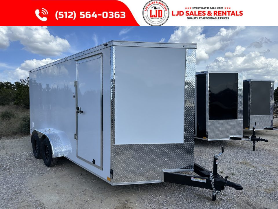 New 2026 Stallion - 7'x16'x6'6  Enclosed Cargo Trailer