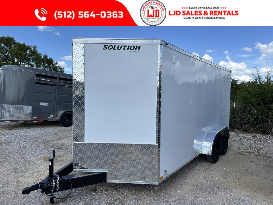 New 2026 Stallion - 7'x16'x6'6" Enclosed Cargo Trailer