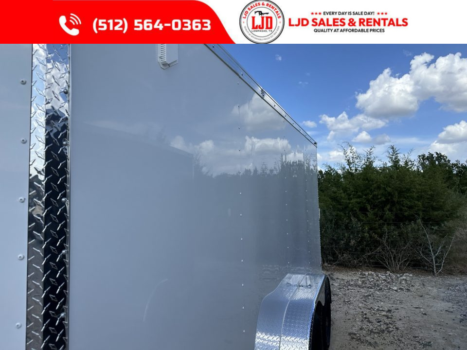 New 2026 Stallion - 7'x16'x6'6" Enclosed Cargo Trailer
