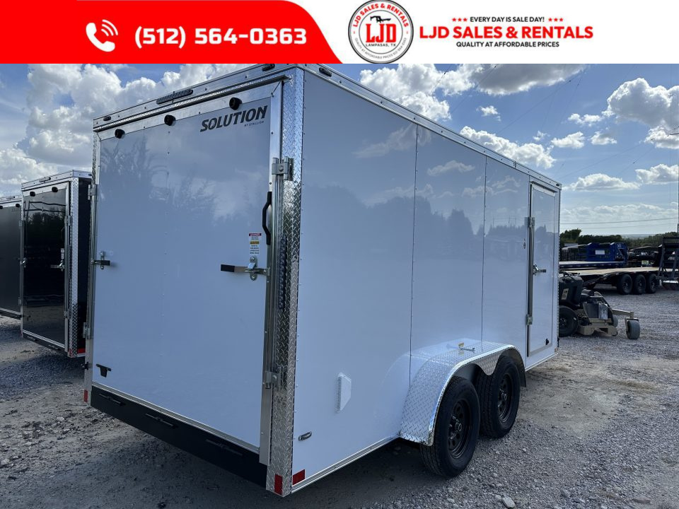 New 2026 Stallion - 7'x16'x6'6" Enclosed Cargo Trailer