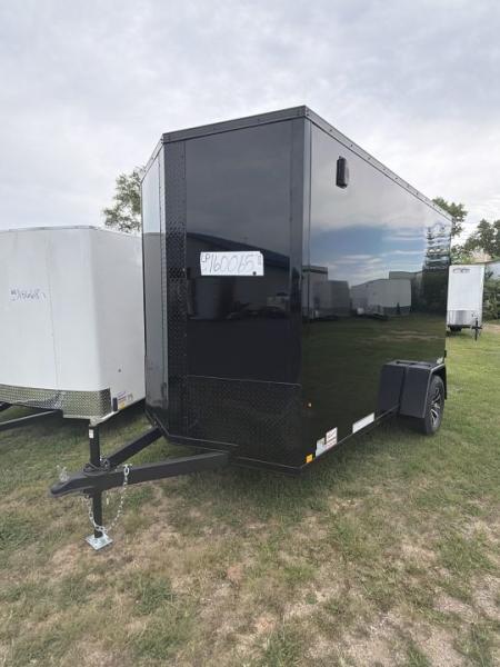 New 2027 Pace American 6 X 12 Outback DLX Flat Top V-Nose 3K