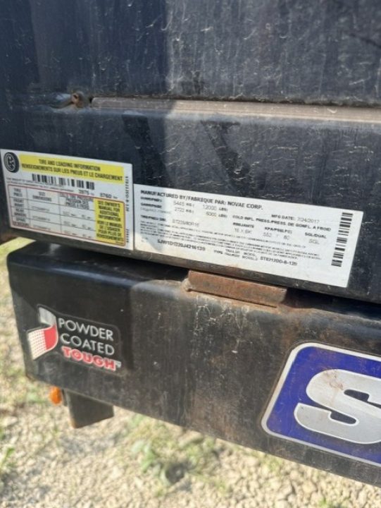 Used 2018 Sure-Trac ST8212DD Dump Trailer