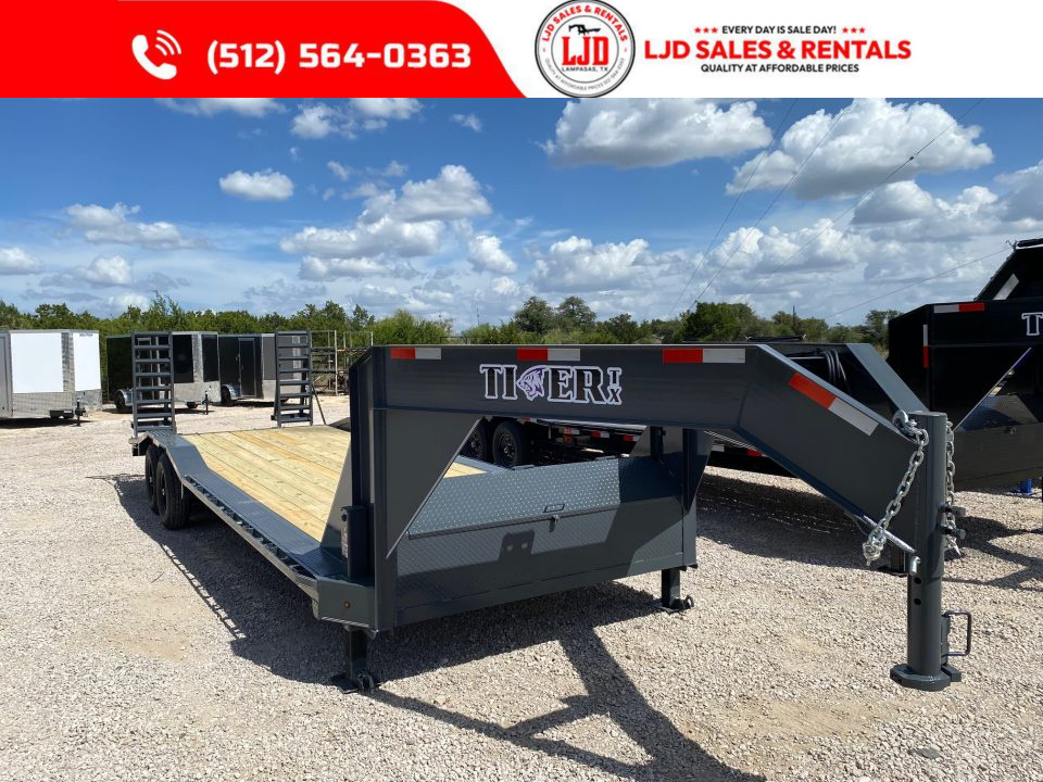 New 2026 Tiger - Gooseneck Drive Over Fender Trailer 102  X 26'