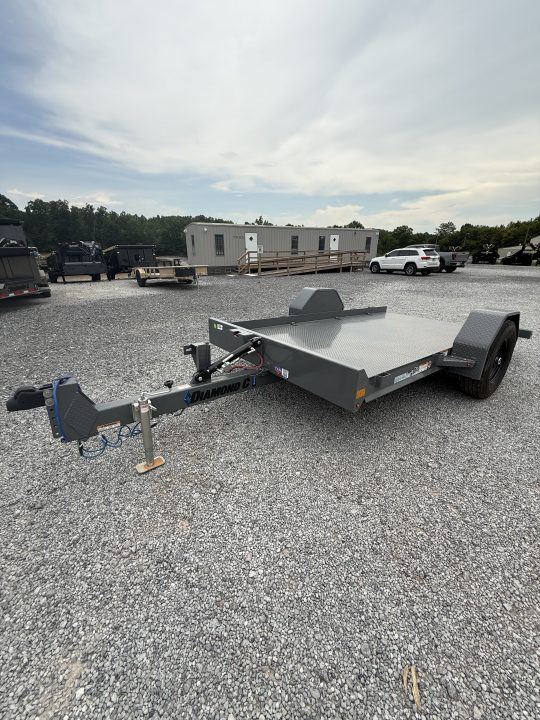 New 2026 Diamond C DSA 107 Tilt Trailer, 7K GVWR, BRAKES, 14PLY TIRES