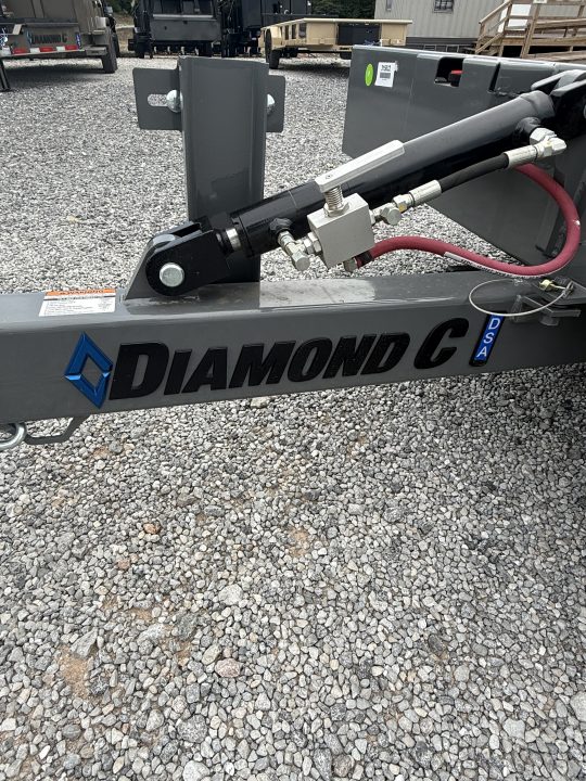 New 2026 Diamond C DSA 107 Tilt Trailer, 7K GVWR, BRAKES, 14PLY TIRES