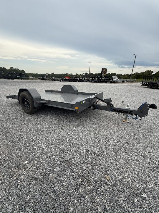 New 2026 Diamond C DSA 107 Tilt Trailer, 7K GVWR, BRAKES, 14PLY TIRES