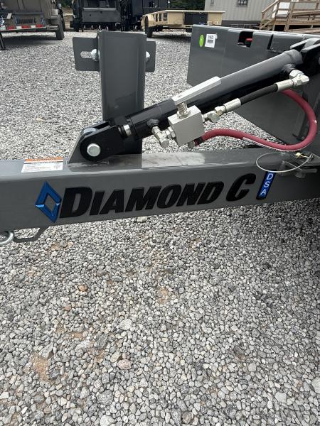 New 2026 Diamond C DSA 107 Tilt Trailer, 7K GVWR, BRAKES, 14PLY TIRES