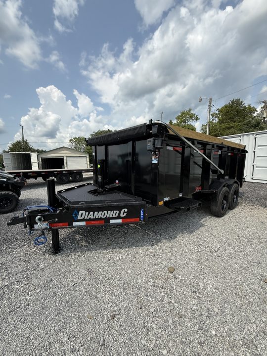 New 2026 Diamond C LPT 210 16’ Dump Trailer, PACESETTER EDITION, 23K GVWR, ELECTRIC TARP, 7GA FLOOR, 44” SDES, ABS BRAKES, FORK HOLDERS