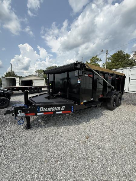 New 2026 Diamond C LPT 210 16’ Dump Trailer, PACESETTER EDITION, 23K GVWR, ELECTRIC TARP, 7GA FLOOR, 44” SDES, ABS BRAKES, FORK HOLDERS