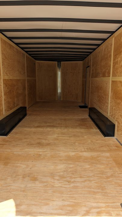 New 2027 Homesteader 8.5 x 18 Intrepid V-Nose Car Hauler w/ Ramp Door (84" INSIDE!)