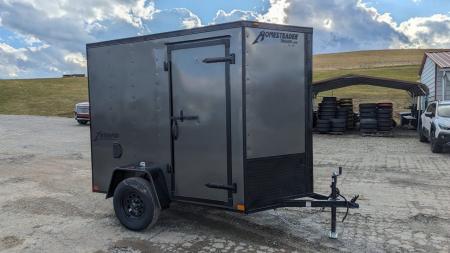 New 2027 Homesteader 5x8 Intrepid V-Nose Cargo Trailer w/ Ramp Door