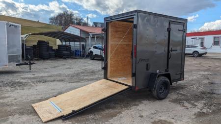 New 2027 Homesteader 5x8 Intrepid V-Nose Cargo Trailer w/ Ramp Door